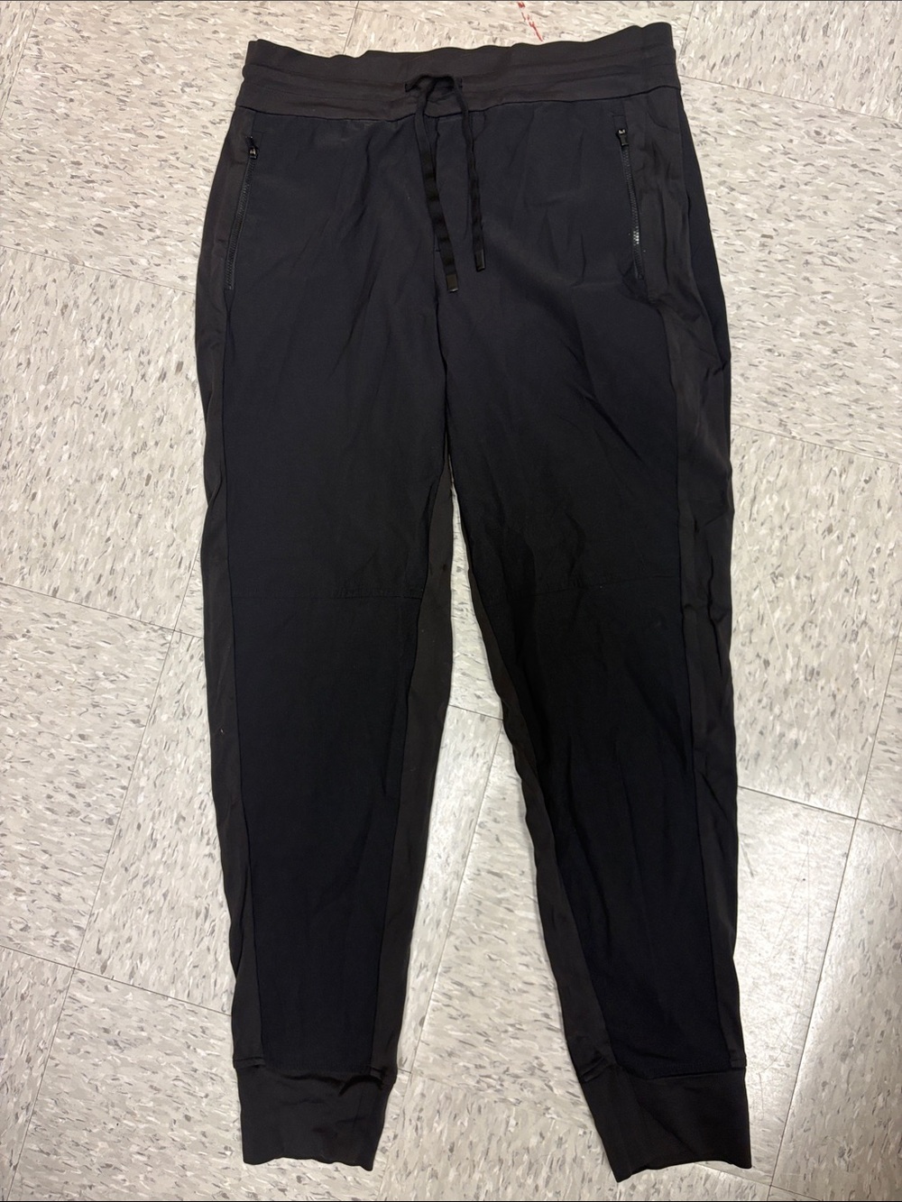 Athleta Women's Black Performance Joggers with Zip Pockets